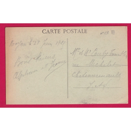 N°158 BLOC DE 4 ROYAN 1925 CHARENTE INFERIEURE LETTRE COVER
