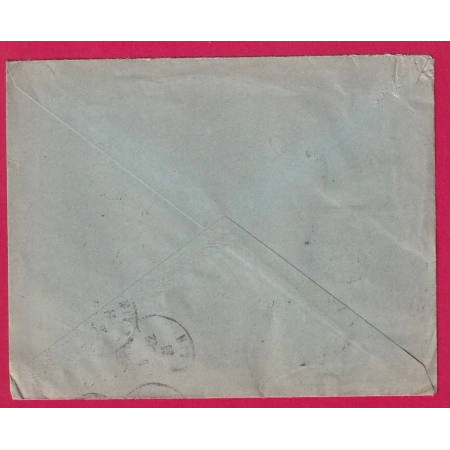 N°243 BLOC DE 4 COIN DATE SOISSONS AISNES 1931 LETTRE COVER