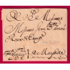 LETTRE EN FRANCHISE MARITIME CADIX ESPAGNE 1731 PAR LE VAISSEAUX LE STE HELENE LDC POUR MARSEILLE LETTRE COVER