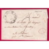 CAD TYPE 12 CHATEAULAUDREN COTES DU NORD BOITE RURALE A LANVOLLON + DECIME RURAL 1840 ST BRIEUC LETTRE COVER