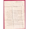 CAD TYPE 12 CHATEAULAUDREN COTES DU NORD BOITE RURALE A LANVOLLON + DECIME RURAL 1840 ST BRIEUC LETTRE COVER
