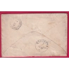 CAD PARIS BUREAU N TAXE SUISSE 40 EN ROUGE 1862 POUR NEUFCHATEL SUISSE LETTRE COVER
