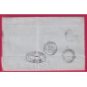 N°14 PC 2671 RIEUPEYROUX AVEYRON CAD TYPE 22 POUR BORDEAUX LETTRE COVER