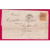 N°38 TIRAGE DE LA COMMUNE GC 3581 ST ETIENNE LOIRE POUR LYON LETTRE COVER
