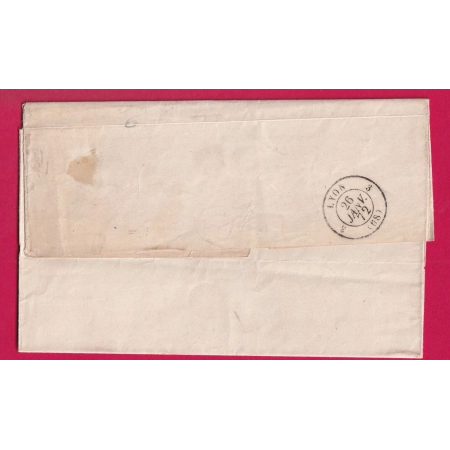 N°38 TIRAGE DE LA COMMUNE GC 3581 ST ETIENNE LOIRE POUR LYON LETTRE COVER