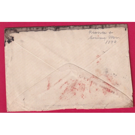 N°28 29 PAIRE PARIS R MONTAIGNE POUR ETATS UNIS USA CAD ROUGE NEW YORK SUR 29 MANQUE UN OU DEUX TIMBRES LETTRE COVER