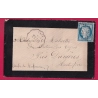 N°60 CONVOYEUR STATION TAIN DROME POUR DUNIERES HAUTE LOIRE LETTRE COVER