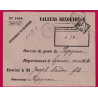 TAXE N°15 VALEUR A RECOUVRE CHARGE BEAULIEU CORREZE POUR PERPIGNAN PYRENEES ORIENTALES LETTRE COVER