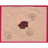 N°78 BANDE DE 3 ST ANDRE LES ALPES BASSES ALPES RECOMMANDE POUR RIEZ 1877 LETTRE COVER