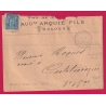 N°90 CAD TYPE 25 LA BASTIDE ST PIERRE TARN ET GARONNE INDICE 15 POUR CASTELSARRAZIN LETTRE COVER