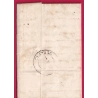 CURSIVE 45 CASTELMORON SUR LOT 31X19 INDICE 17 EN ARRIVEE AU RECTO DEPART STE RADEGONDE LOT ET GARONNE LETTRE 1839
