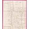 CURSIVE 45 CASTELMORON SUR LOT 31X19 INDICE 17 EN ARRIVEE AU RECTO DEPART STE RADEGONDE LOT ET GARONNE LETTRE 1839