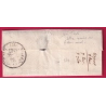 BELLE LETTRE LOCALE AVEC MENTION REMISE AU FACTEUR RURAL CASTILLONES LOT ET GARONNE 1843 BOITE RURALE A LETTRE COVER