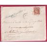 N°23 LOSANGE -20- + APRES LE DEPART SUR LE TIMBRE PARIS  ST DOMque st gn GRIFFE PRESIDENT DU CONSEIL ETAT LETTRE