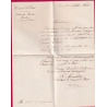N°23 LOSANGE -20- + APRES LE DEPART SUR LE TIMBRE PARIS  ST DOMque st gn GRIFFE PRESIDENT DU CONSEIL ETAT LETTRE