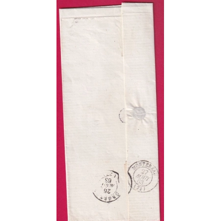 N°22 GC 3420 TERMINIERS EURE ET LOIR POUR MONTERAUX SEINE ET MARNE INDICE 12 LETTRE COVER