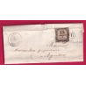 TAXE N°3 CAD AIGUILLON LOT ET GARONNE BOITE RURALE B GALAPIAN POUR AIGUILLON LETTRE COVER