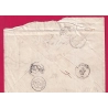 N°22 GC 189 LAVAUR TARN TAXE N°3 POUR TOULOUSE REEXPEDIEE A LAVAUR PUIS BOZOULS AVEYRON TAXE MODIFIEE LETTRE COVER