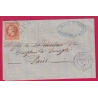 N°31 GC 24 AIGUILLON LOT ET GARONNE POUR PARIS LETTRE COVER