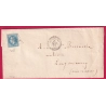 N°29 GC 3068 QUINCY SEGY SEINE ET MARNE CAD TYPE 22 POUR LIZY SUR OURCQ LETTRE COVER