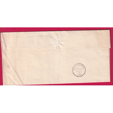 N°29 GC 3068 QUINCY SEGY SEINE ET MARNE CAD TYPE 22 POUR LIZY SUR OURCQ LETTRE COVER