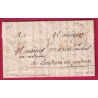 MARQUE MANUSCRIT ST JEAN DU GARD 1758 POUR LOUDUN VIENNE BELLE TAXE 24 LENAIN N°1 INDICE 12 LETTRE COVER