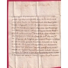 MARQUE MANUSCRIT ST JEAN DU GARD 1758 POUR LOUDUN VIENNE BELLE TAXE 24 LENAIN N°1 INDICE 12 LETTRE COVER