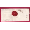 DEBOURSE DEB 29 NIMES GARD 1820 DEPART LYON INDICE 15 LETTRE COVER