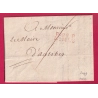 MARQUE P29P NIMES GARD EN ROUGE 24X9 INDICE 11 POUR ANTIBES VAR 1811 ALPES MARITIMES LETTRE COVER