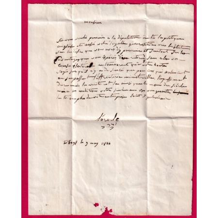 CURSIVE 44 LUZERCH LOT CAD T 12 CASTELFRANC BOITE RURALE A A IDENTIFIER DECIME RURAL TAXE LOCALE 1 LETTRE COVER
