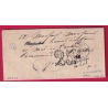 CURSIVE 29 SAINT MAMERT DU GARD 1853 TAXE 25 INDICE 12 POUR ST GILLES LETTRE COVER