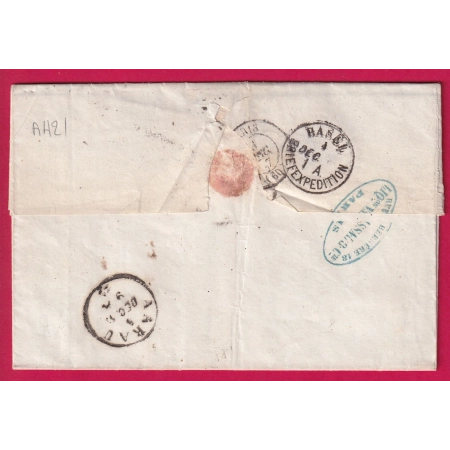 N°13 PARIS BUREAU D P1520 TROUVE A LA BOITE REEXP AARAU SUISSE DEPUIS LE BUREAU K  TAXE SUISSE 40 ROUGE LETTRE COVER