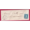 N°22 CAD TYPE 15 CASTELORON DU LOT ET GARONNE POUR MARMANDE RARE SUR LETTRE NON IMPRIMEE LETTRE COVER
