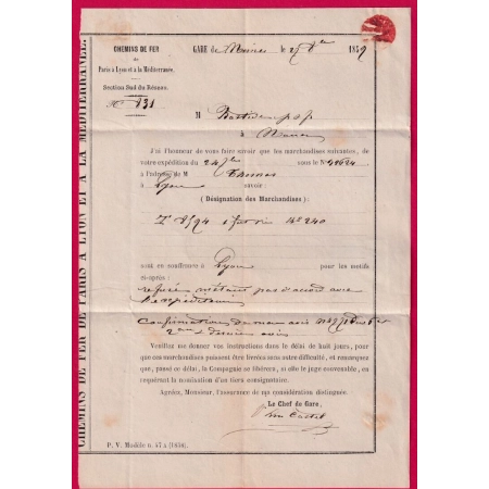 TAXE N°2 SUPERBE TRES GRANDES MARGES UN VOISIN NIMES GARD POUR NIMES SUR IMPRIME CHEMINS DE FER LETTRE COVER