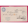 TENTATIVE ENTREE PENDANT LA COMMUNE DE PARIS NEUFCHATEL SUISSE DEPART 19 MARS 1870 ENTREE 21 SANS ARRIVE LETTRE COVER