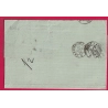N°54 X2 GC 2660 NIORT DEUX SEVRES TAXE 30 ROUGE POUR BALE SUISSE UN TIMBRE FRAUDE POSTALE LETTRE COVER