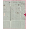 N°54 X2 GC 2660 NIORT DEUX SEVRES TAXE 30 ROUGE POUR BALE SUISSE UN TIMBRE FRAUDE POSTALE LETTRE COVER