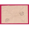 N°54 55 GC 2484 MONTLUCON ALLIER POUR PARIS 2 FEVRIER 1876 LETTRE COVER
