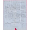 DOUBLE PORT FRONTALIER N°55 60 GC 2964 PONTARLIER DOUBS POUR COUVET SUISSE 1874 LETTRE COVER