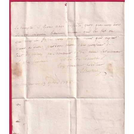 MARQUE BARJAC GARD LENAIN N°2 INDICE 16  POUR ANNONAY ARDECHE LETTRE COVER