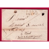 MARQUE P29P SAUVE GARD INDICE 14 POUR REVEL HAUTE GARONNE 1827 LETTRE COVER
