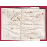 MARQUE 29 SAUVE EN ROUGE 1792 23X7 INDICE 14 POUR MONTPELLIER HERAULT TAXE 15 LETTRE COVER
