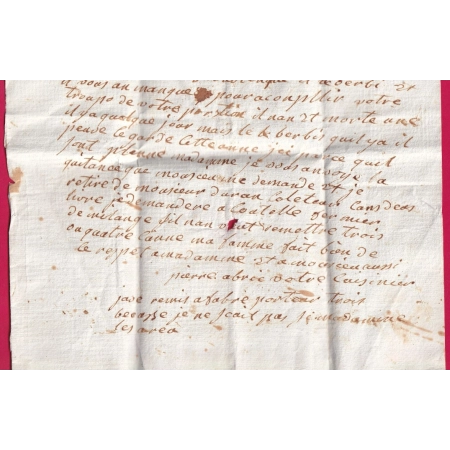 MARQUE 29 SAUVE EN ROUGE 1792 23X7 INDICE 14 POUR MONTPELLIER HERAULT TAXE 15 LETTRE COVER