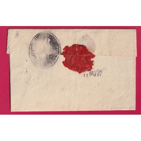 MARQUE 29 ROQUEMAURE GARD CONTRESEING LE JUGE DE PAIX DE ROQUEMAURE CACHET ARRIVE SPECIAL NIMES LETTRE COVER