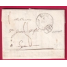 CAD TYPE 11 SAUVE GARD DECIME RURAL DE DURFORT POUR LYON 1833 LETTRE COVER