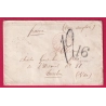 LETTRE DE NEW YORK USA 1862 DOUBLE TAXE TAMPON 16 + 12 POUR TOULON VAR LETTRE COVER