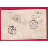 LETTRE DE NEW YORK USA 1862 DOUBLE TAXE TAMPON 16 + 12 POUR TOULON VAR LETTRE COVER