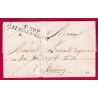 MARQUE P29P LE PONT ST ESPRIT GARD INDICE 11 POUR STRASBOURG BAS RHIN 1826 LETTRE COVER