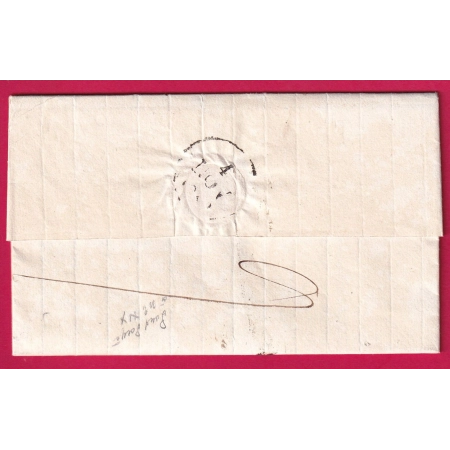 MARQUE P29P LE PONT ST ESPRIT GARD INDICE 11 POUR STRASBOURG BAS RHIN 1826 LETTRE COVER