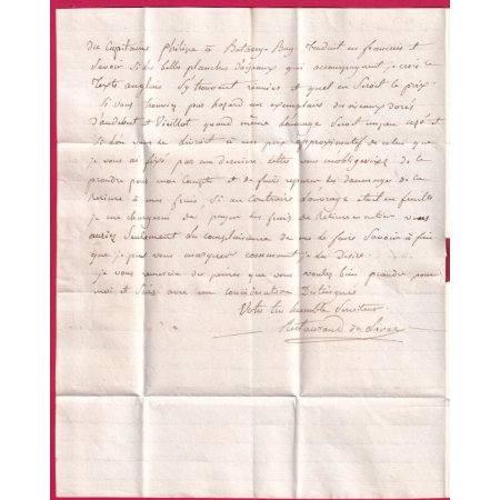 MARQUE P29P LE PONT ST ESPRIT GARD INDICE 11 POUR STRASBOURG BAS RHIN 1826 LETTRE COVER